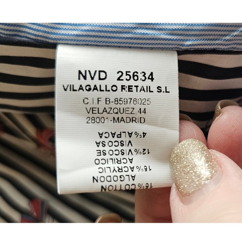 Vilagallo Multicolor Textured Jacket - Picture 8 of 8